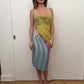 Roberto Cavalli SS2001 Psychedelic Print Nylon Dress