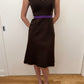 Prada FW2000 Brown Wool Midi Dress
