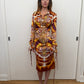 Roberto Cavalli 2007 Animal Printed Multicolor Dress