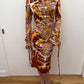 Roberto Cavalli 2007 Animal Printed Multicolor Dress