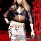 D&G FW2001 ‘ACDC’ Lace Up Leather Skirt