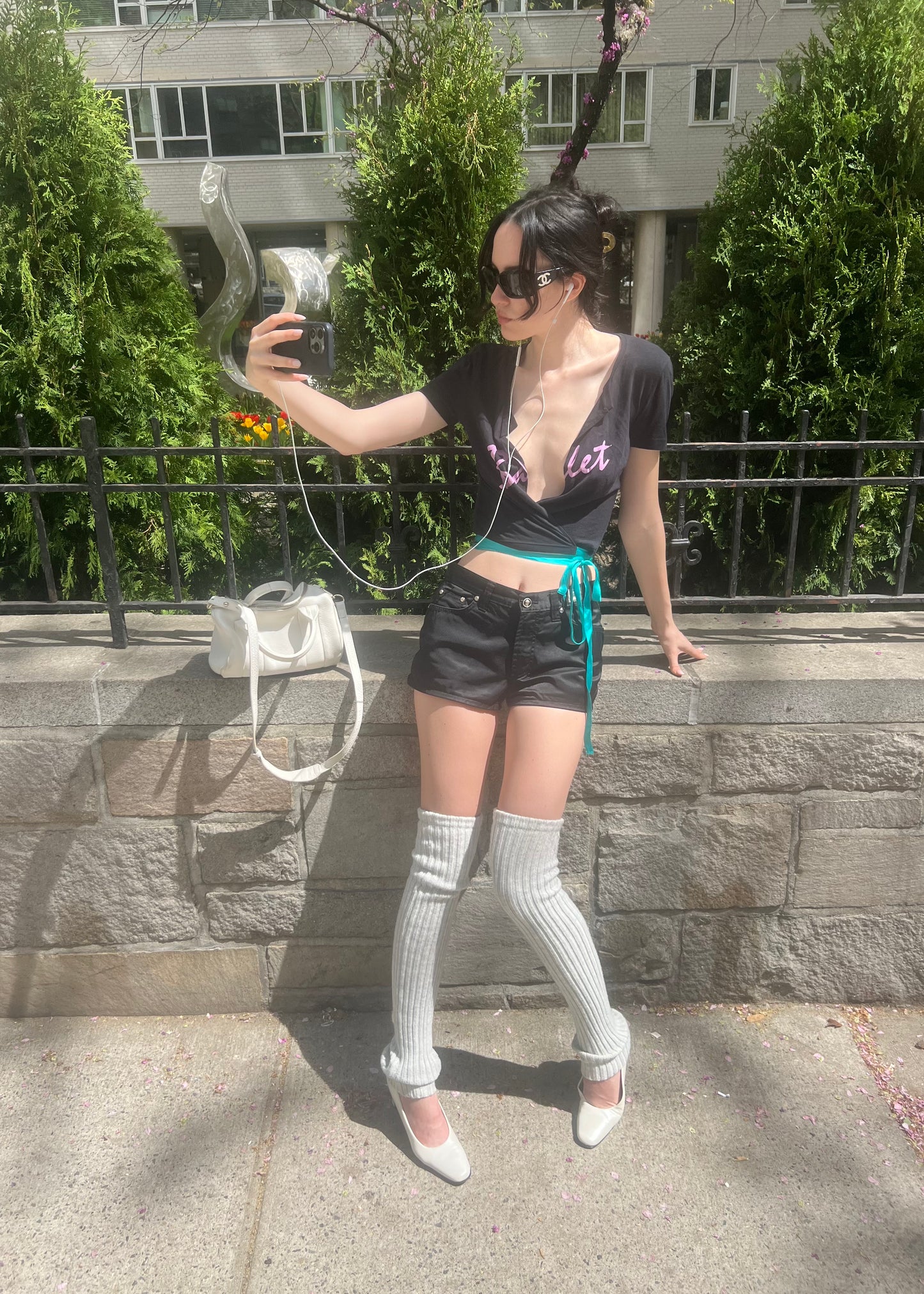 Versace Jeans Couture Black Hot Pants