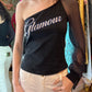 D&G 'Glamour' One Sleeve Top
