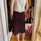 Dior Eggplant Midi Skirt