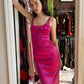 D&G Pink Satin Midi Dress