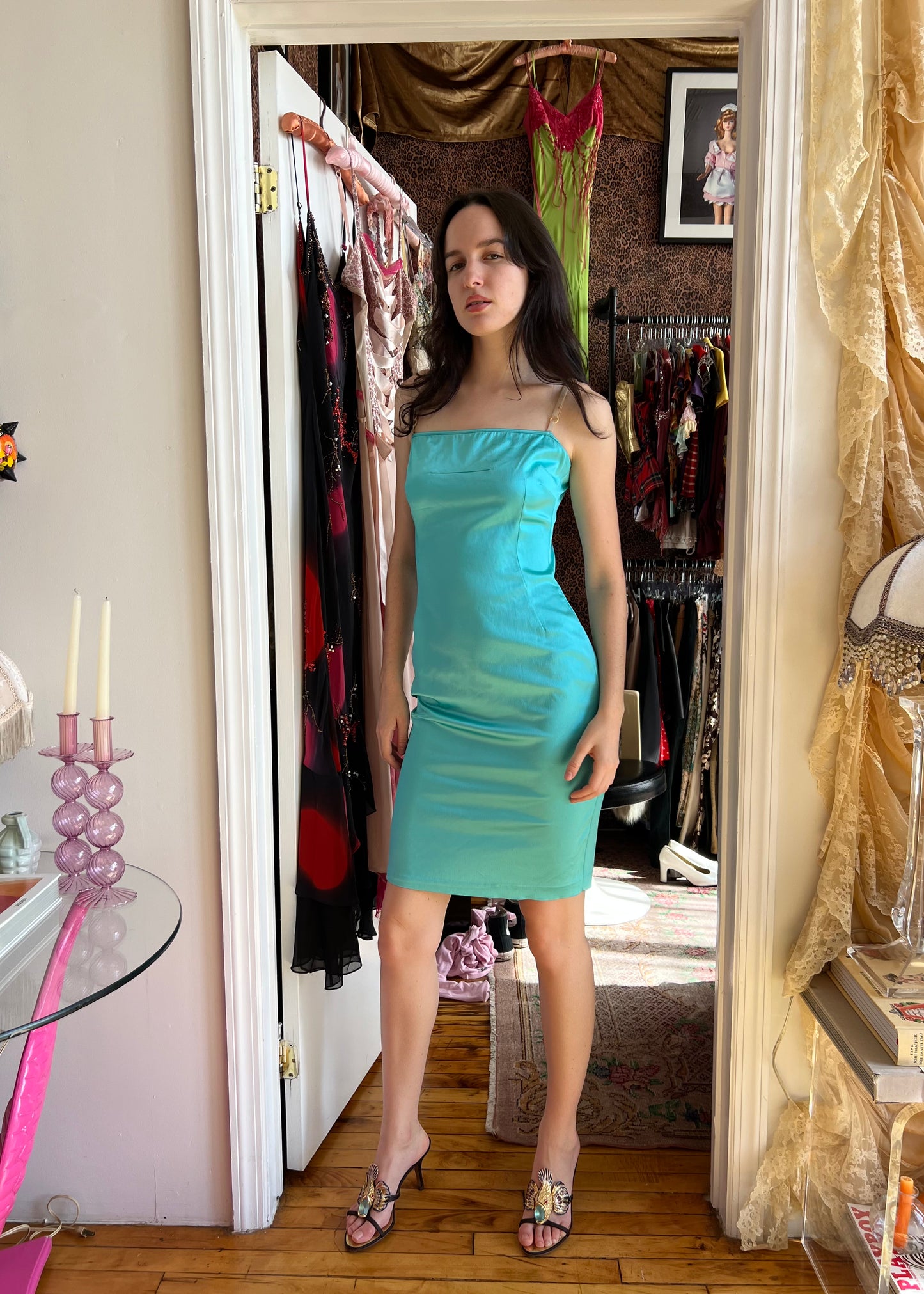 D&G 90s Satin Cami Slip Dress