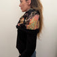 Roberto Cavalli 2000s Wool Cardigan with Silk Collar