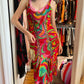 Voyage Multi-Color Embellished Mesh Midi Dress