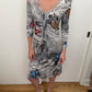 Galliano Gazette Butterfly Midi Dress