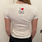 I <3 D&G Rhinestone Baby Tee