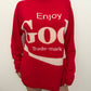 Jeremy Scott 'Enjoy God' Mock Neck Sweater
