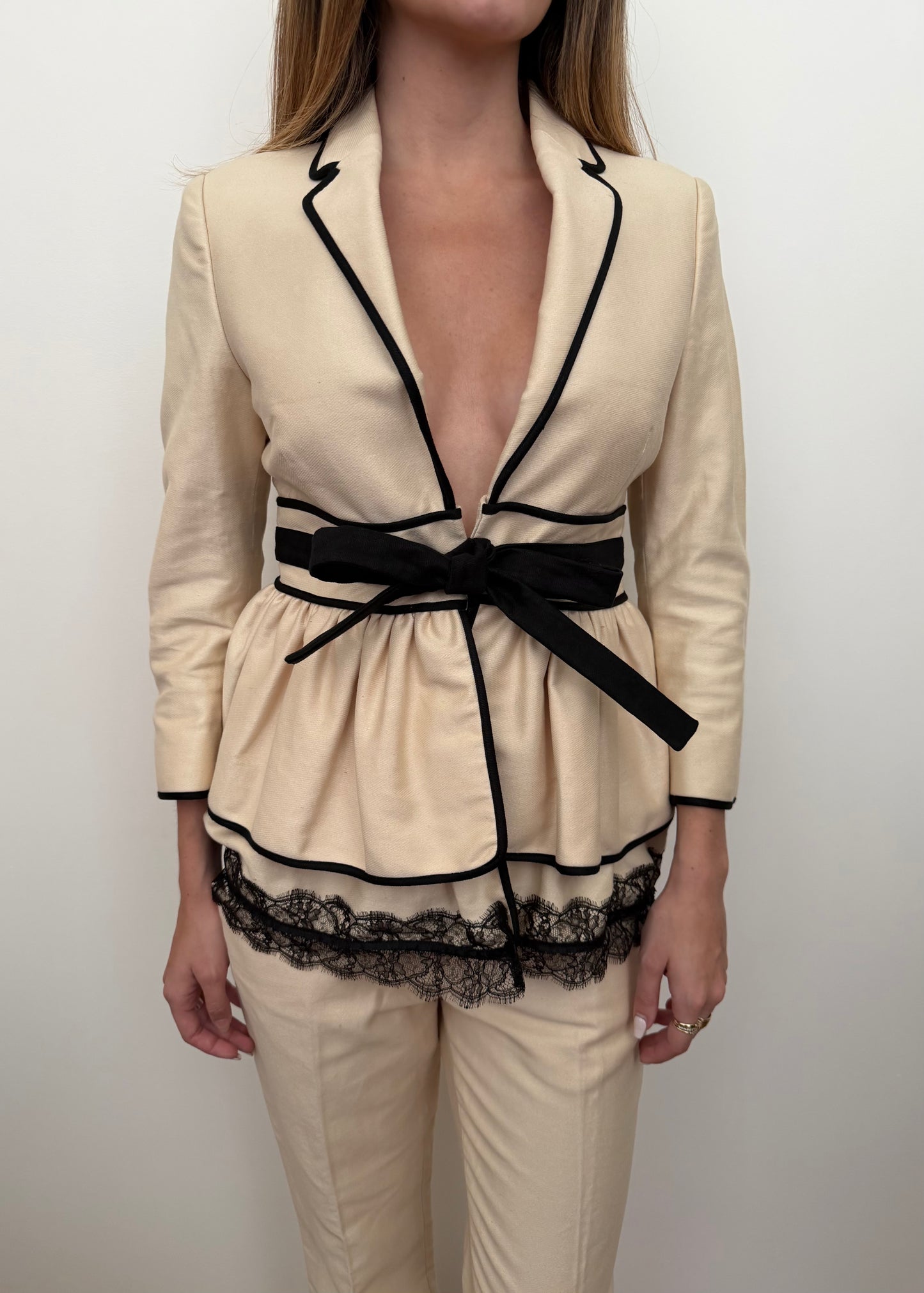 Dsquared2 SS2007 Bow Blazer & Pant Set