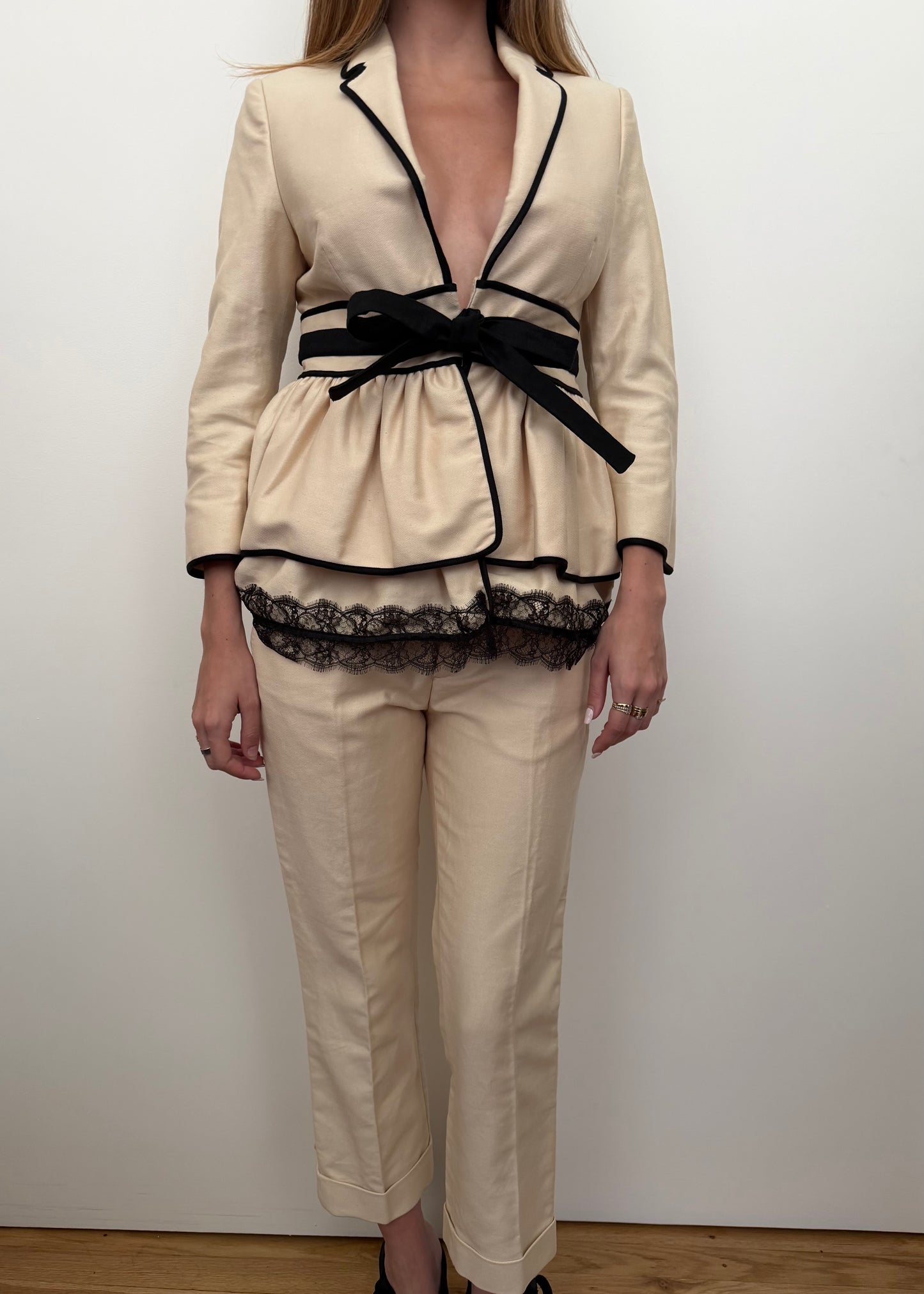 Dsquared2 SS2007 Bow Blazer & Pant Set