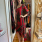 Save The Queen Mesh Roses High/Low Dress