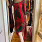 Save The Queen Mesh Roses High/Low Dress
