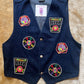 Versace Jeans Couture Denim Patchwork Vest
