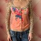 Blumarine 2005 Floral/Leopard Cardigan