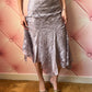 Made in France Lavender Lace & Silk Skirt