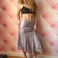 Made in France Lavender Lace & Silk Skirt