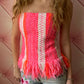 Italian Vintage Neon Braided Bustier