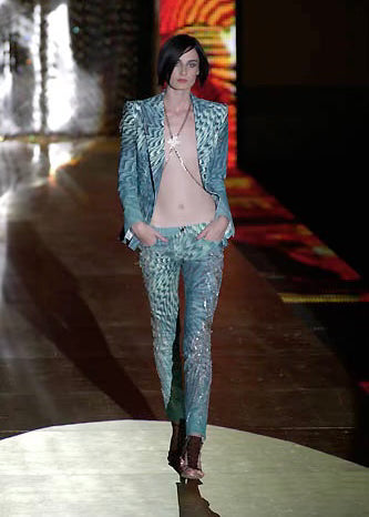 Roberto Cavalli SS2001 Glitter Jeans