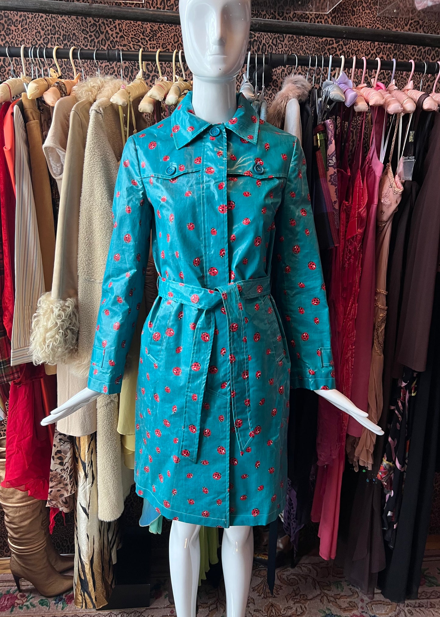 D&G FW2000 Ladybug Trench Coat