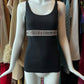 Dolce & Gabbana 2003 Rhinestone Logo Tank