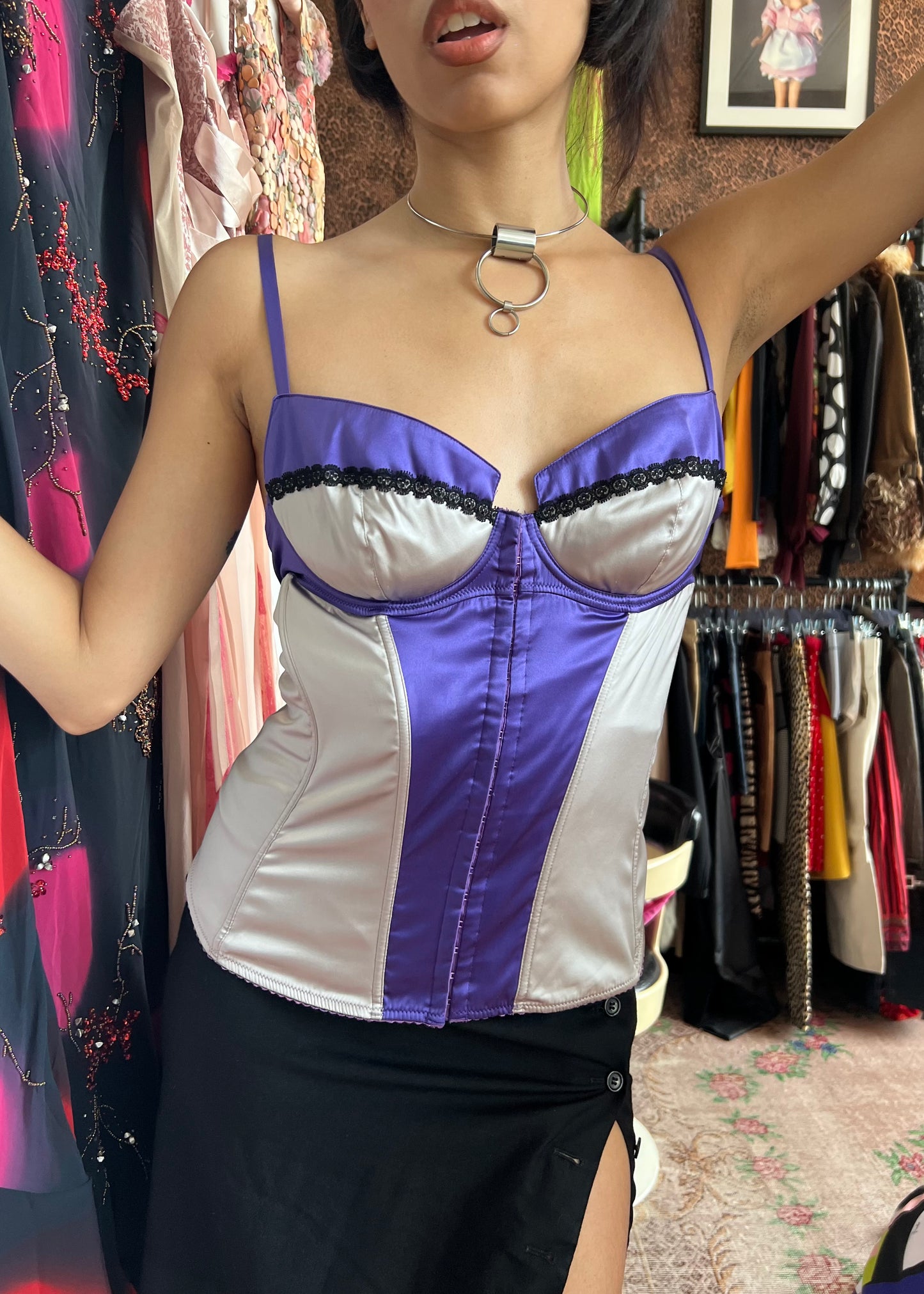 Dolce & Gabbana Silk Bustier