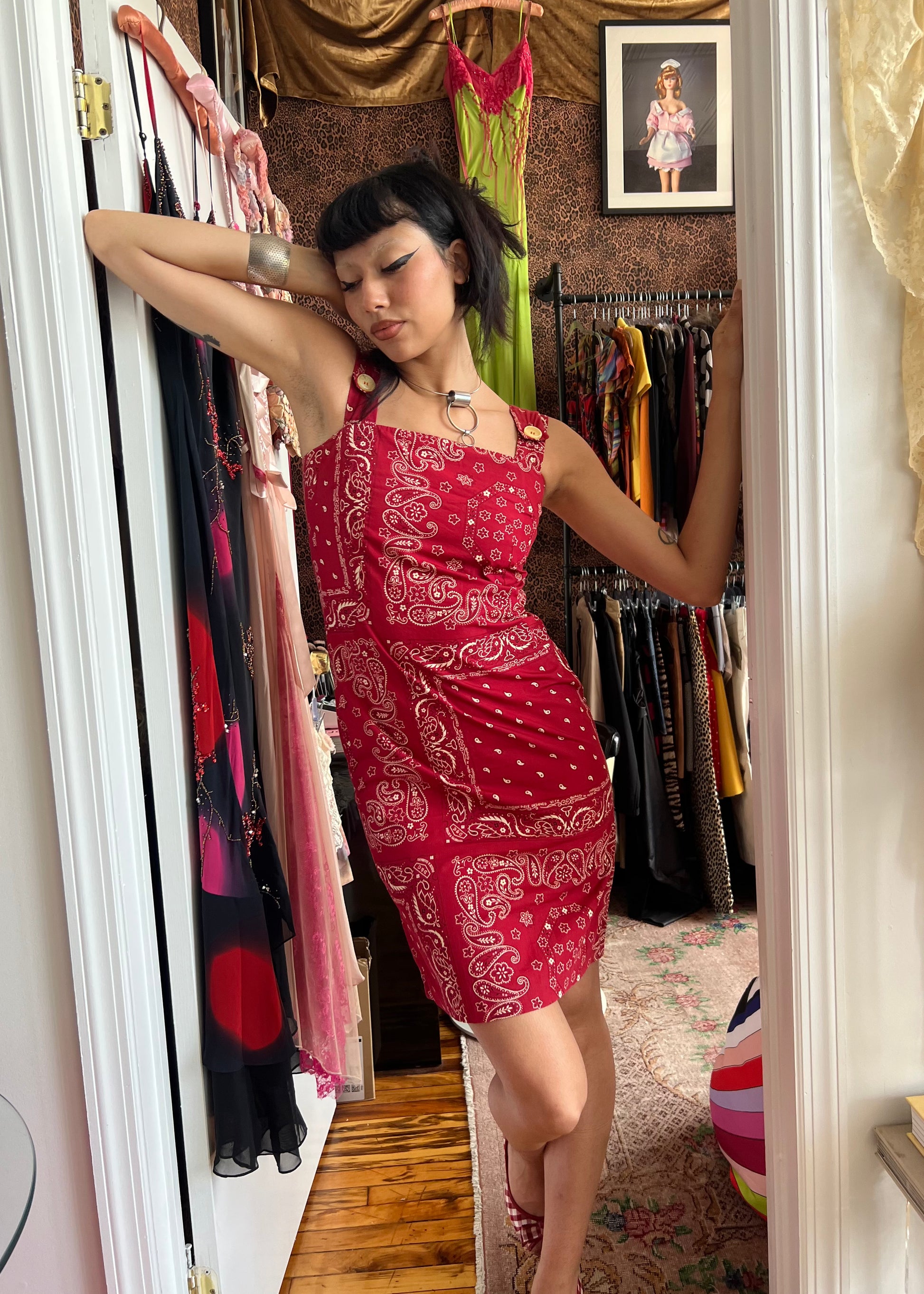 D&G 2000s Bandana Print Dress Allison's Archive D&G 2000s Bandana Print Dress Allison's Archive