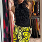 Roberto Cavalli Psychedelic Print Glitter Skirt