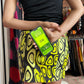 Roberto Cavalli Psychedelic Print Glitter Skirt