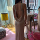 Alberto Makali Vintage Metallic Gown