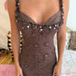 Vintage Embellished 100% Silk Gown