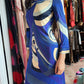 Emilio Pucci Blue Silk Printed Dress