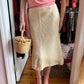 Dolce & Gabbana FW2002 Cream Wool Skirt