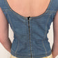 Dolce & Gabbana 1990s Denim Bustier Top