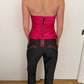 D&G Pink Satin Halter Top