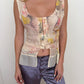 Roberto Cavalli 2007 Printed Silk Tank