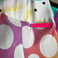Galliano Multicolor Polka Dot Silk Dress