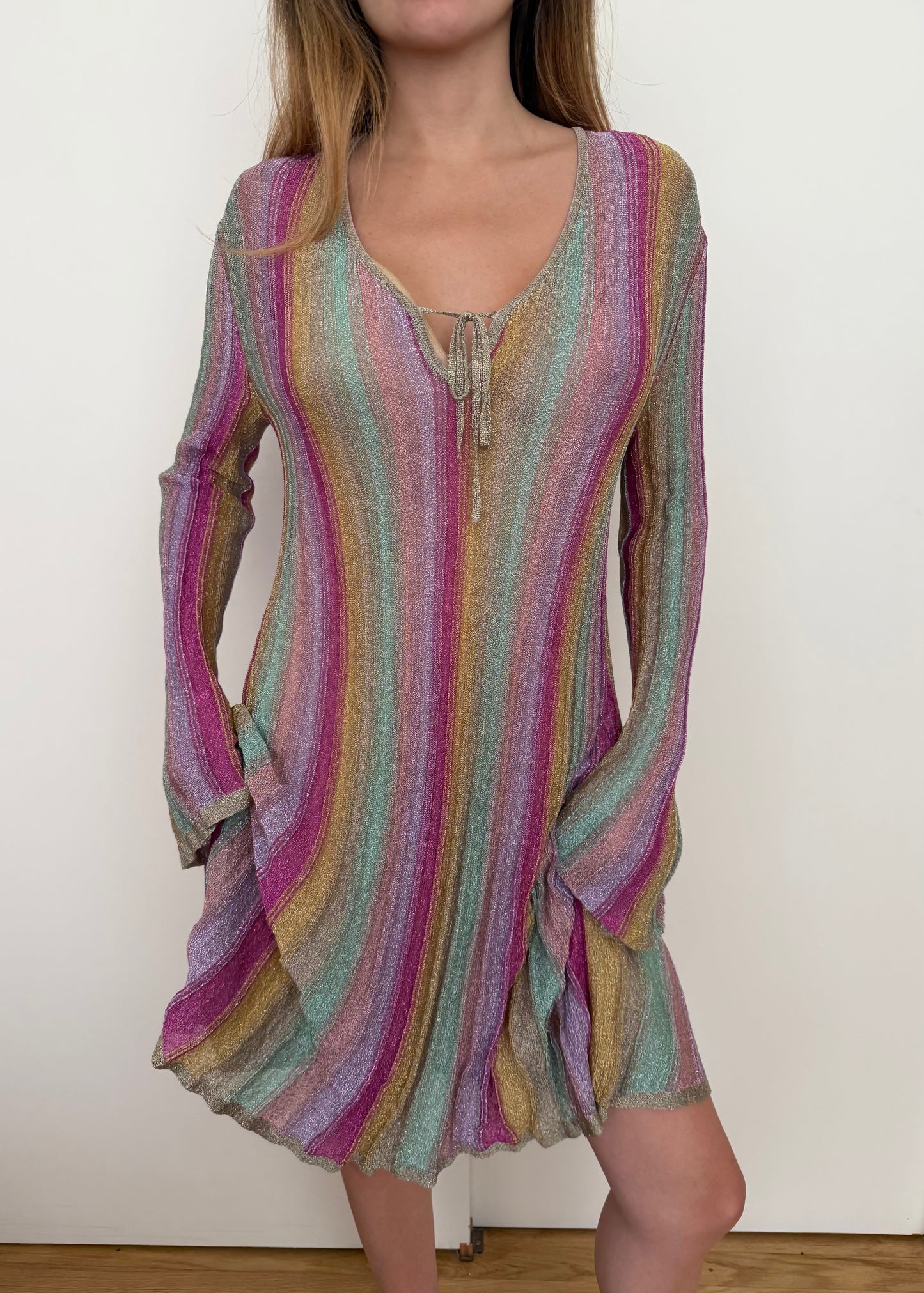 Missoni Knit Rainbow Dress