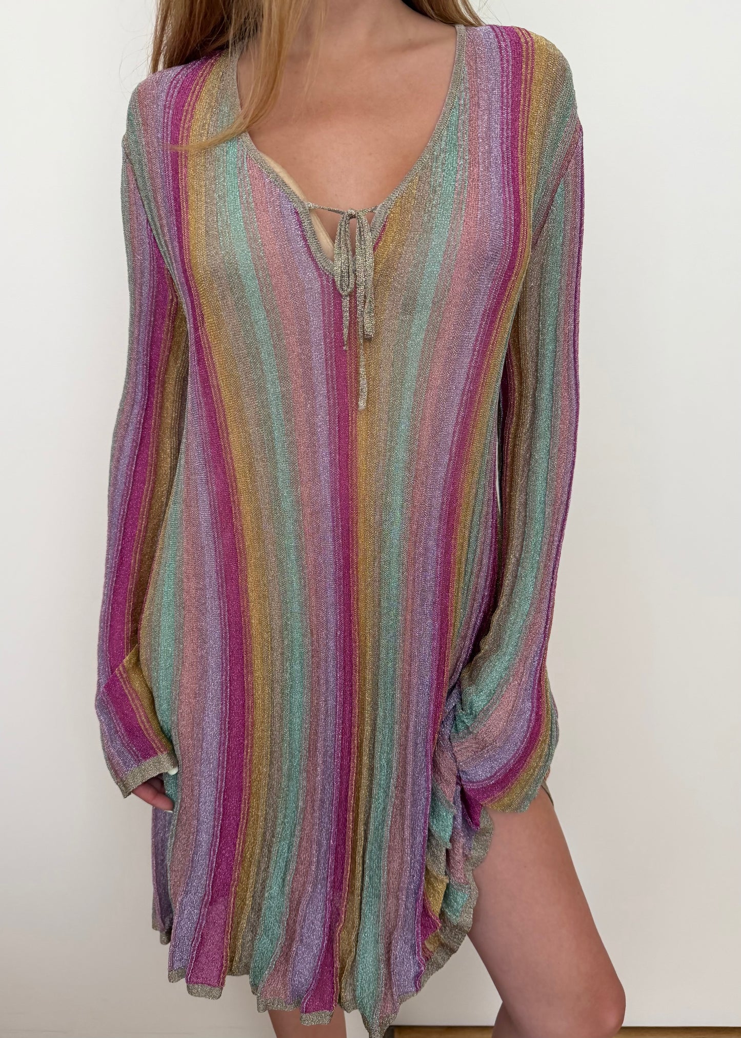 Missoni Knit Rainbow Dress