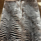 Roberto Cavalli SS2000 Beaded Zebra Print Skirt