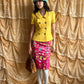 D&G FW2000 Butterfly Pencil Skirt
