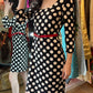 Moschino Polkadot Dress with Belt
