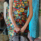 D&G Multicolor Daisy Midi Dress