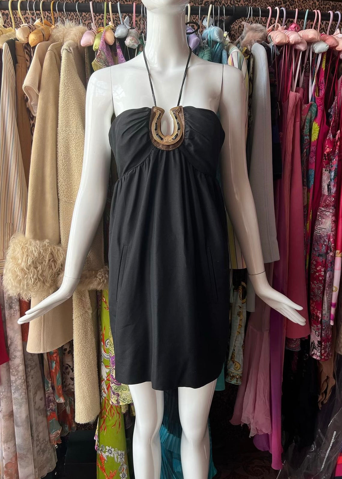 Dsquared2 SS2006 Horseshoe Mini Dress