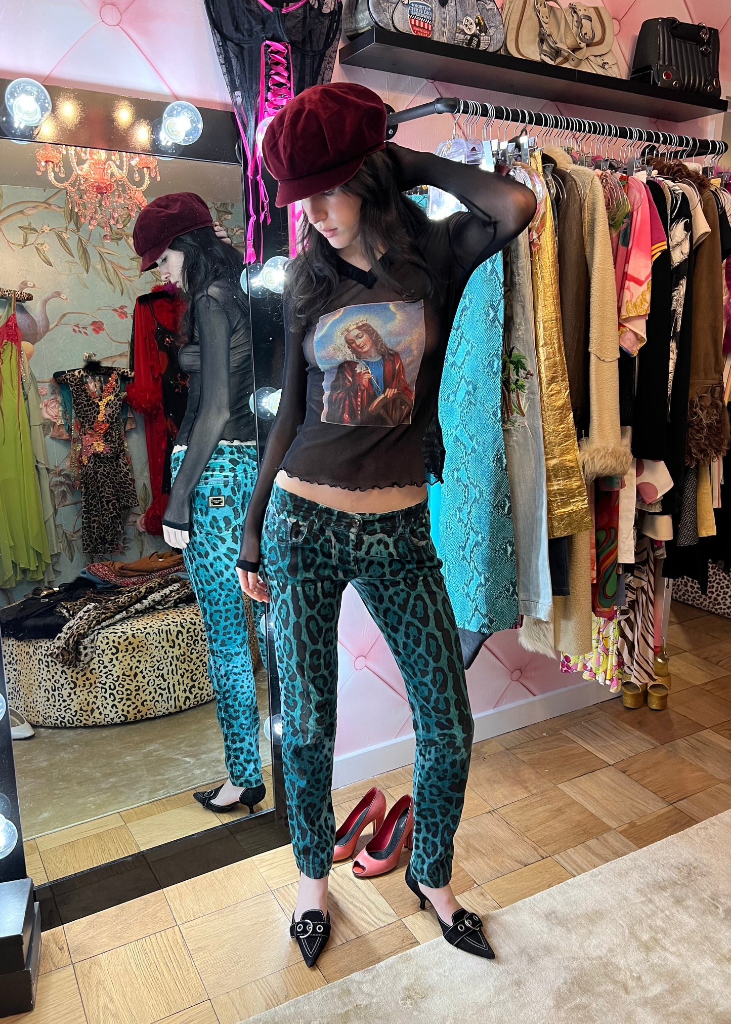 Dolce & Gabbana Jeans 1998 Mary Mesh Top