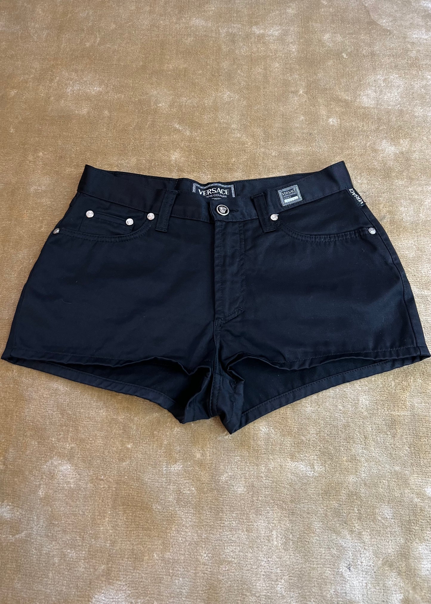 Versace Jeans Couture Black Hot Pants