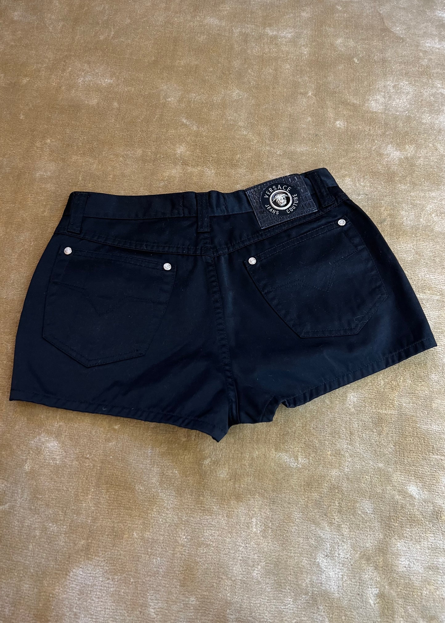 Versace Jeans Couture Black Hot Pants