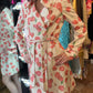 Italian Vintage Cherry Printed Trenchcoat